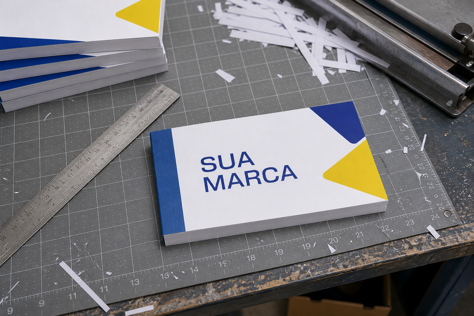 Blocos e talões personalizados com sua marca