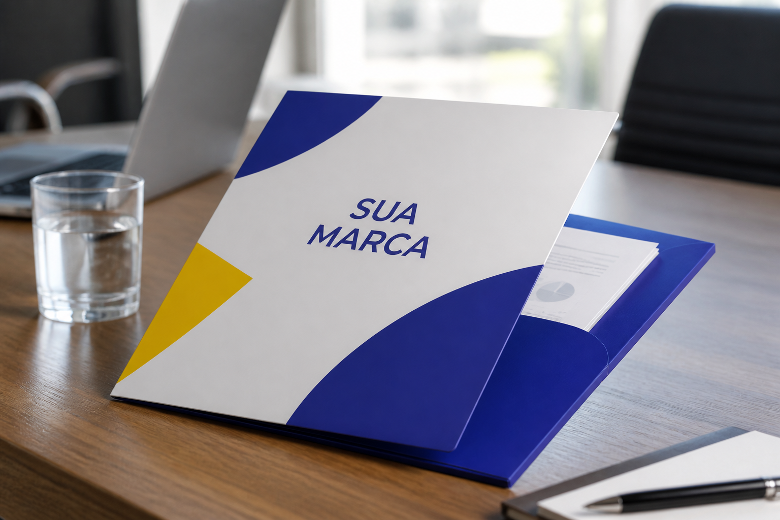 Folders personalizados com sua marca